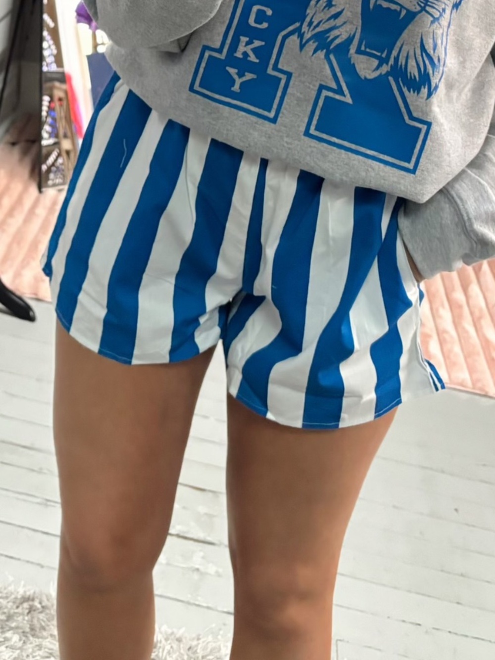 LULU MAC STRIPED SHORTS (NWT)